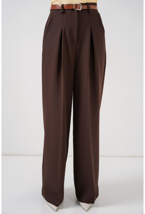 Kadın Yüksek Bel Palazzo Pantolon 30051