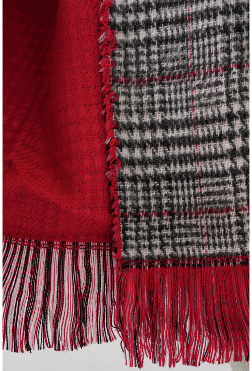 Kadın Yumuşak Dokulu Kalın Şal Atkı 15951