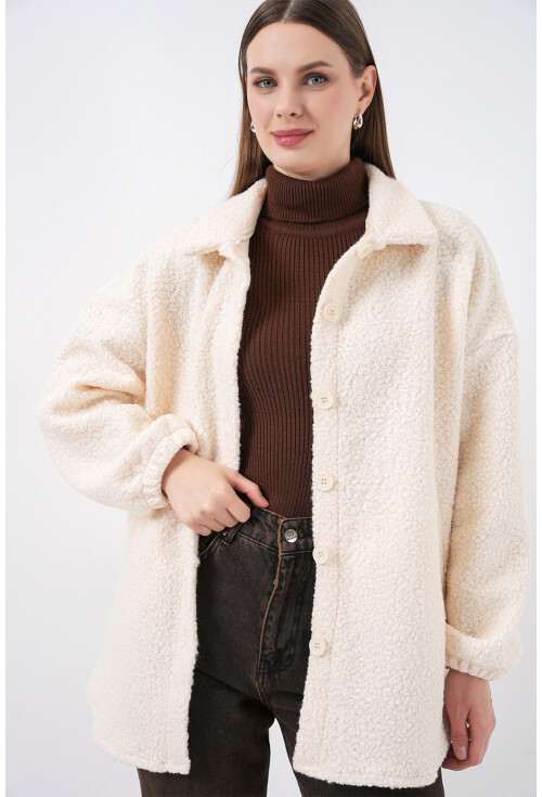 0675 Wool Blend Boucle Jacket