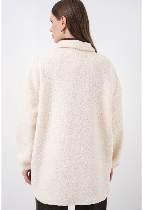 0675 Wool Blend Boucle Jacket