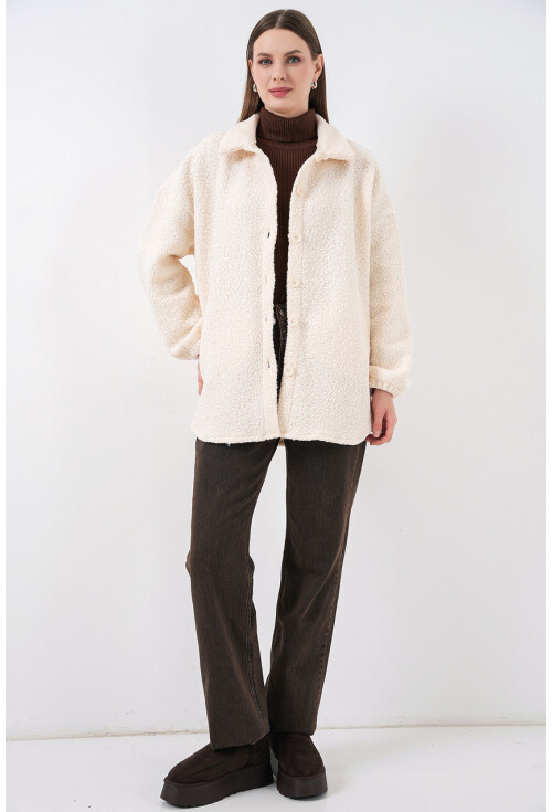 0675 Wool Blend Boucle Jacket