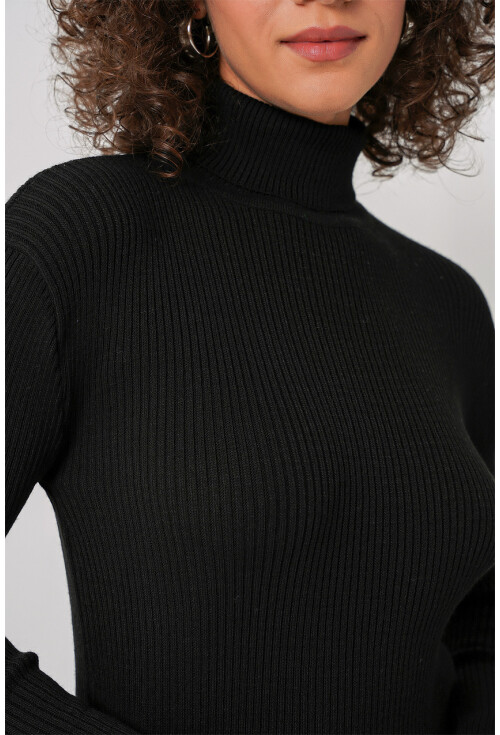 15896 Boğazlı Triko Kazak