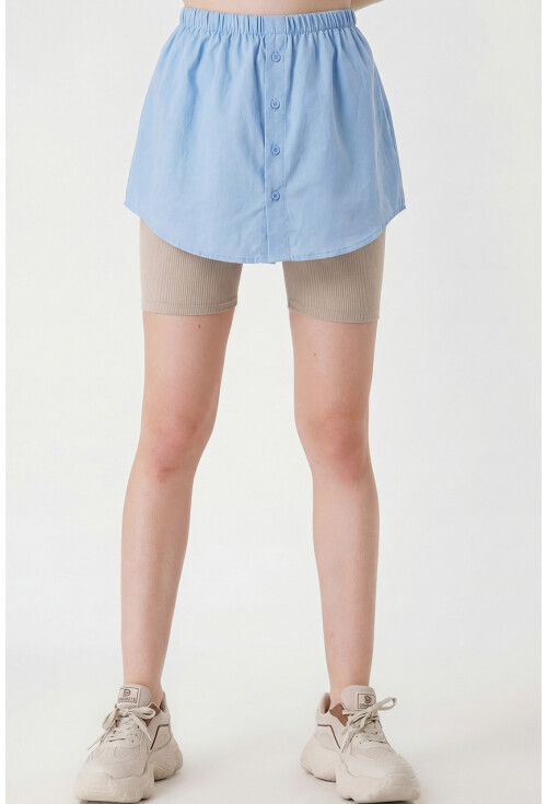 1888 Sweatshirt Ve Kazak Altı Gömlek Etek