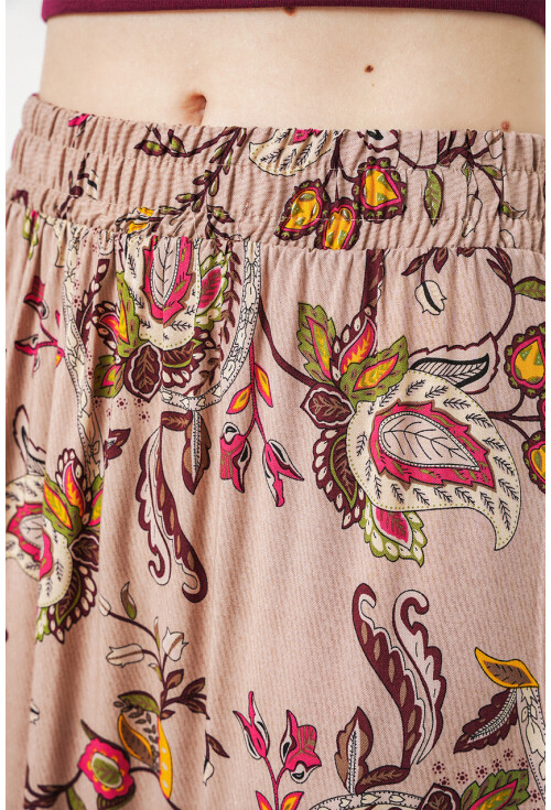 1898 Desenli Uzun Etek