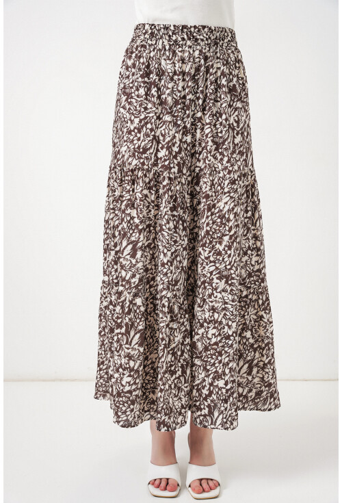 1898 Desenli Uzun Etek