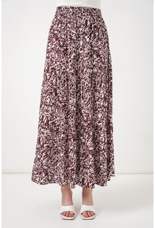 1898 Desenli Uzun Etek