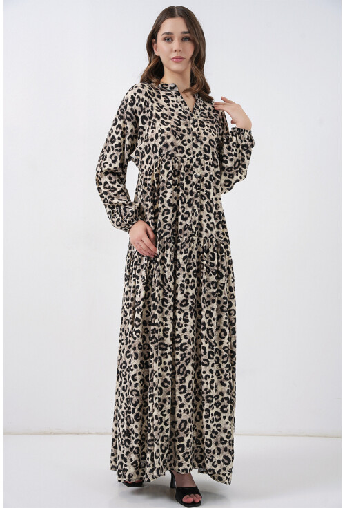 2423 Authentic Patterned Dress