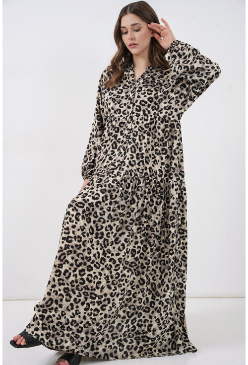 2423 Authentic Patterned Dress