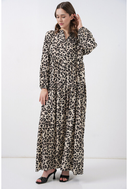 2423 Authentic Patterned Dress