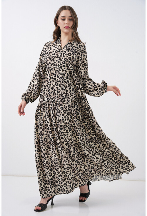 2423 Authentic Patterned Dress