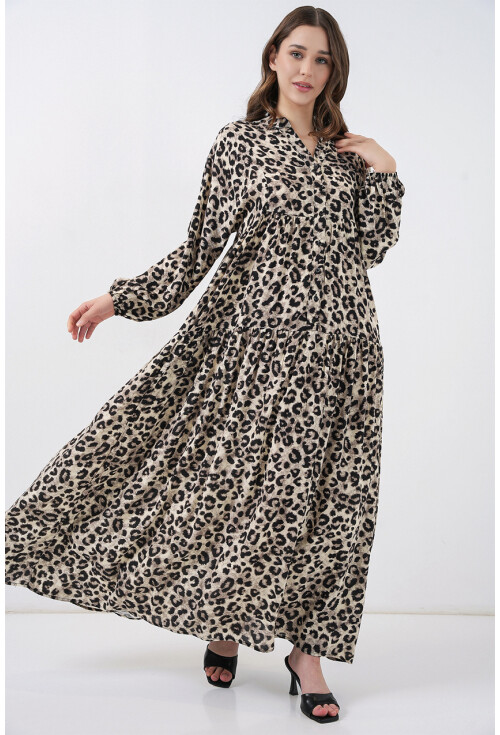 2423 Authentic Patterned Dress