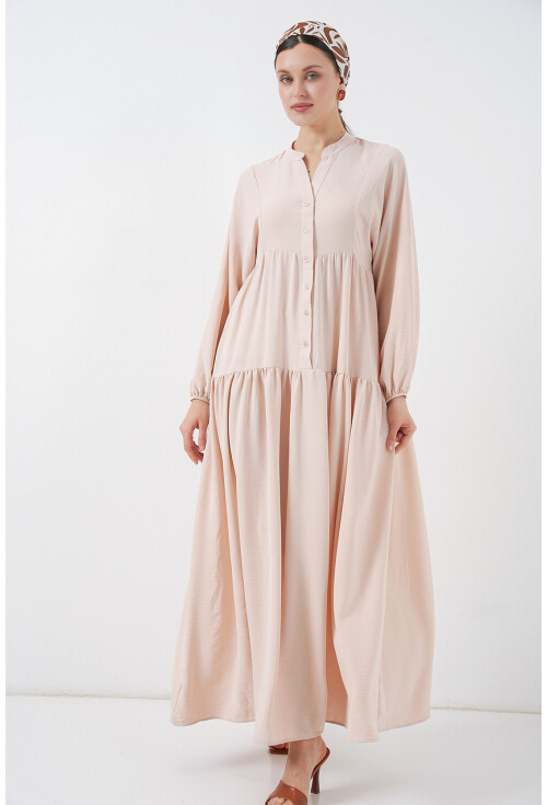 2527 Kadın Uzun Tesettür Elbise