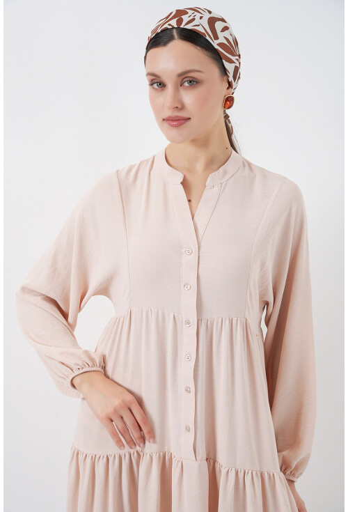 2527 Kadın Uzun Tesettür Elbise