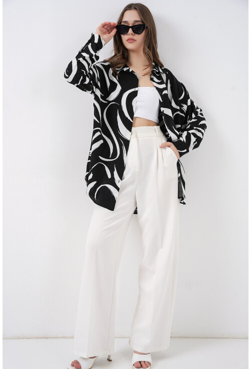 3721 Graphic Patterned Shirt