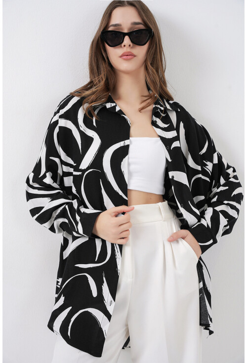 3721 Graphic Patterned Shirt