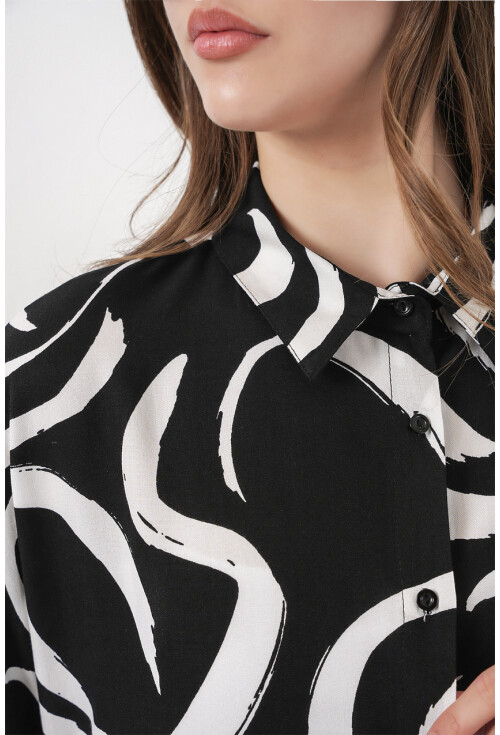 3721 Graphic Patterned Shirt