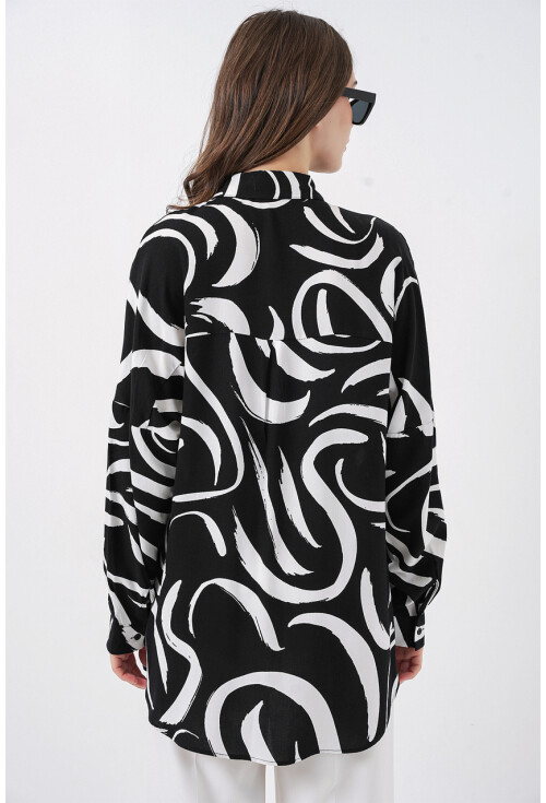 3721 Graphic Patterned Shirt