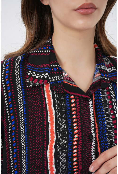 3721 Graphic Patterned Shirt