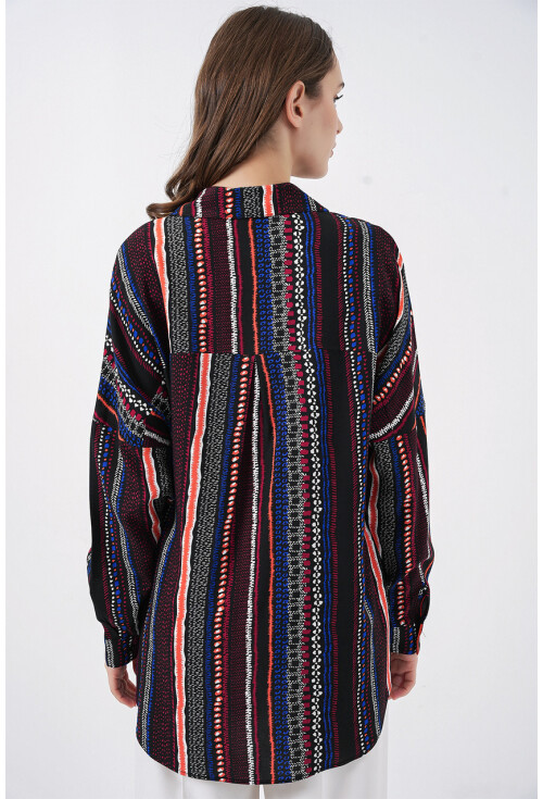 3721 Graphic Patterned Shirt