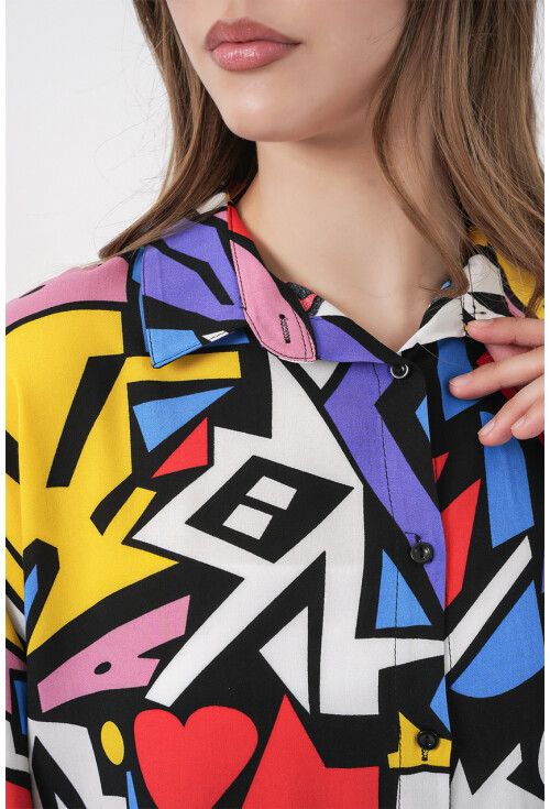 3721 Graphic Patterned Shirt