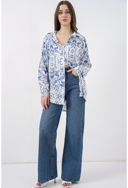 3721 Graphic Patterned Shirt