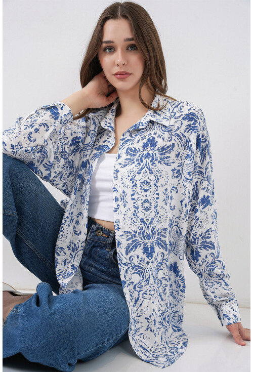 3721 Graphic Patterned Shirt
