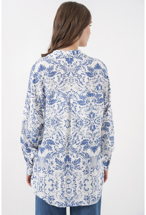 3721 Graphic Patterned Shirt