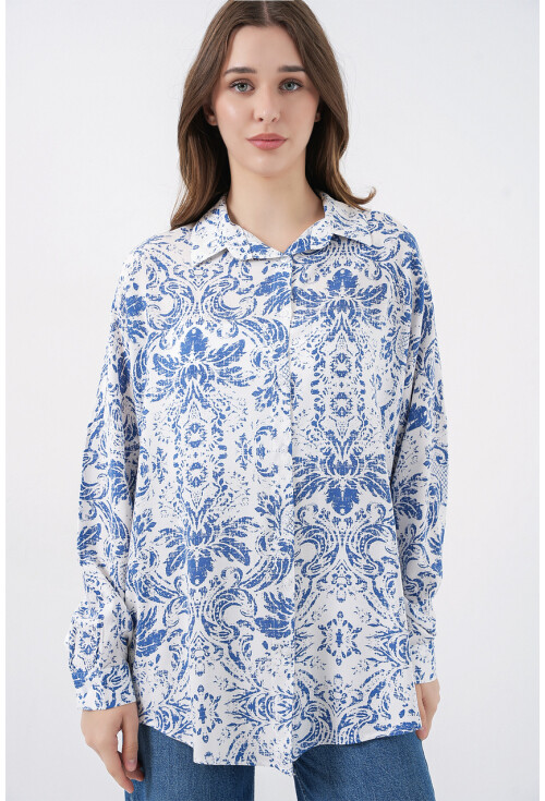 3721 Graphic Patterned Shirt