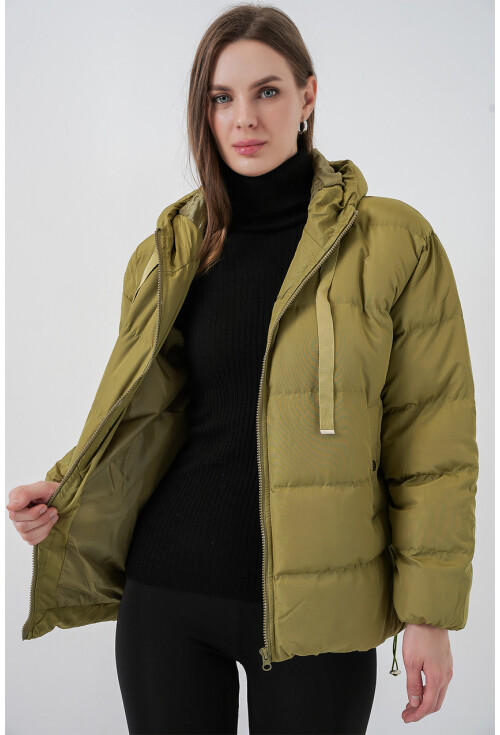 5117 Kapşonlu Şişme Mont