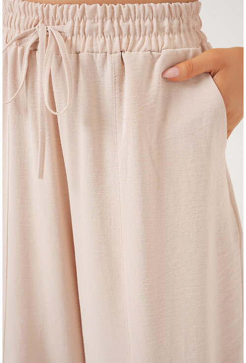 6591 Dokuma Şalvar Pantolon