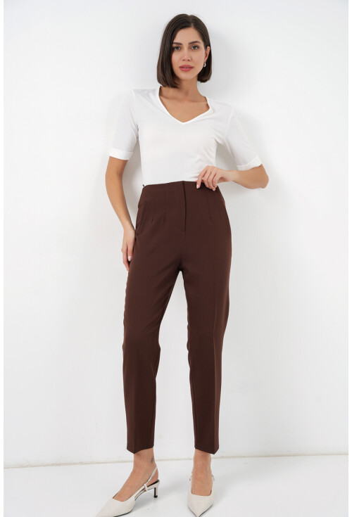 6650 Yüksek Bel Kumaş Pantolon