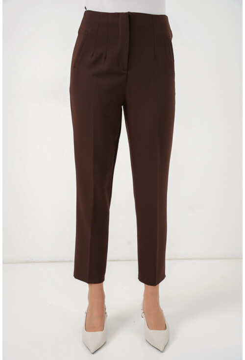 6650 Yüksek Bel Kumaş Pantolon