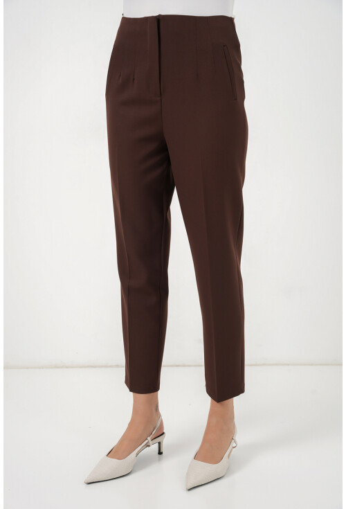 6650 Yüksek Bel Kumaş Pantolon