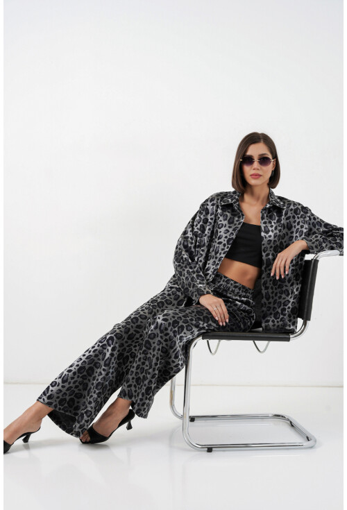 6699 Leopar Desenli Alt Üst Takım