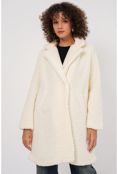 9148 Oversize Peluş Kaban