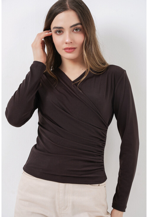 939 Anvelop Yaka Sandy Bluz