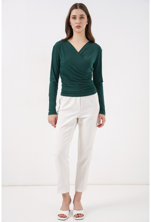 939 Anvelop Yaka Sandy Bluz