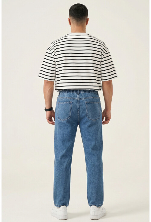 Erkek Rahat Kesim Baggy Jean Pantolon 30073
