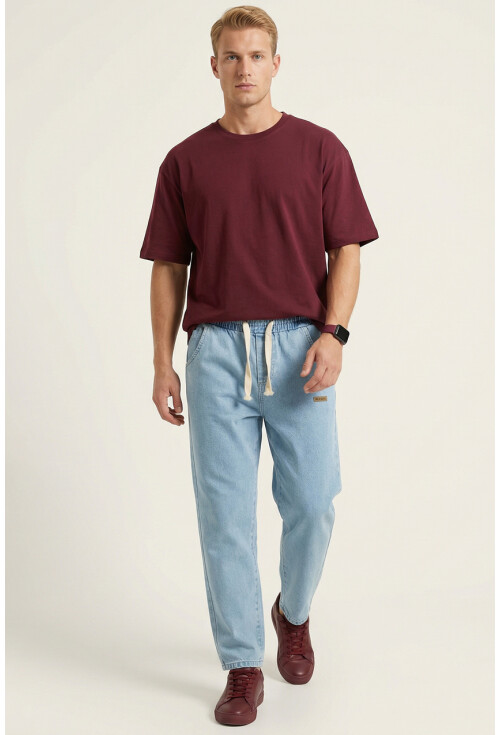 Erkek Rahat Kesim Baggy Jean Pantolon 30073