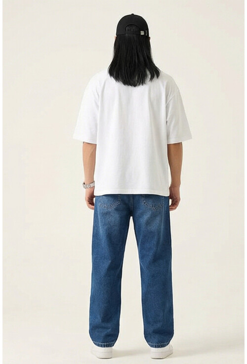 Erkek Rahat Kesim Baggy Jean Pantolon 30074