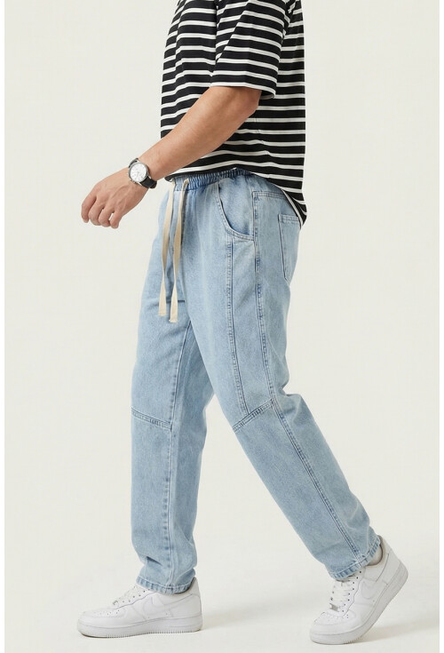 Erkek Rahat Kesim Baggy Jean Pantolon 30074