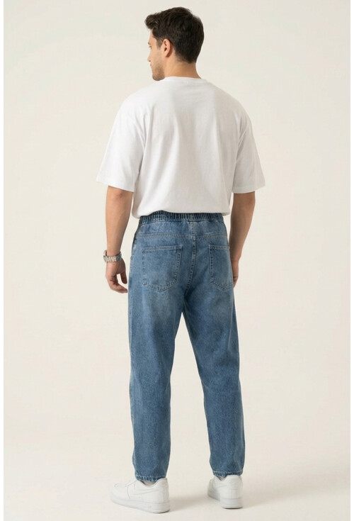 Erkek Rahat Kesim Baggy Jean Pantolon 30074