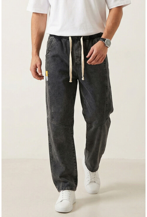 Erkek Rahat Kesim Baggy Jean Pantolon 30074