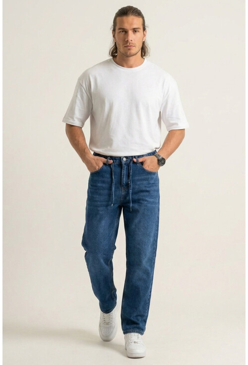 Erkek Rahat Kesim Baggy Jean Pantolon 30075