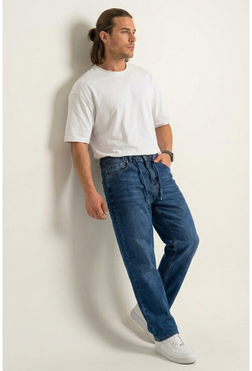 Erkek Rahat Kesim Baggy Jean Pantolon 30075