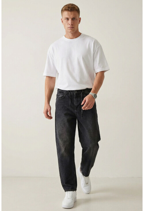 Erkek Rahat Kesim Baggy Jean Pantolon 30075