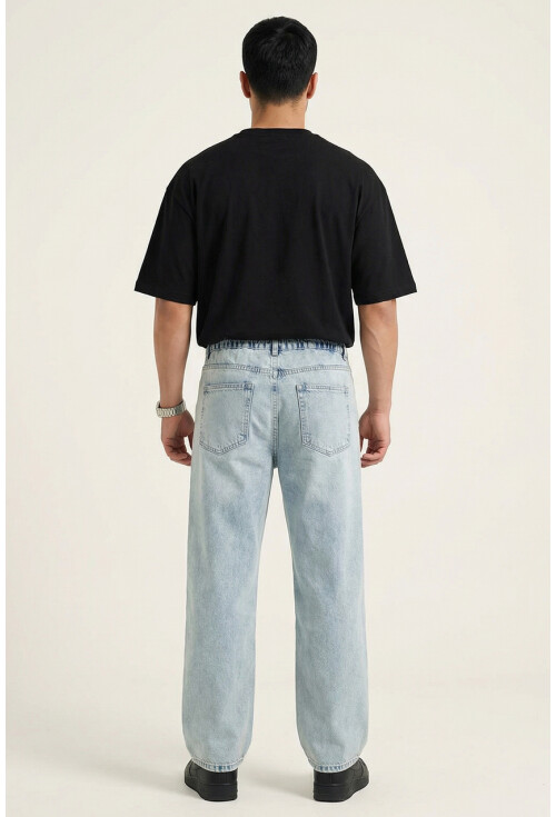 Erkek Rahat Kesim Baggy Jean Pantolon 30075