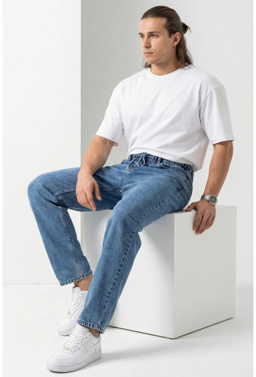 Erkek Rahat Kesim Baggy Jean Pantolon 30075