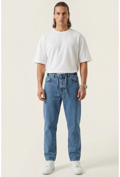 Erkek Rahat Kesim Baggy Jean Pantolon 30075