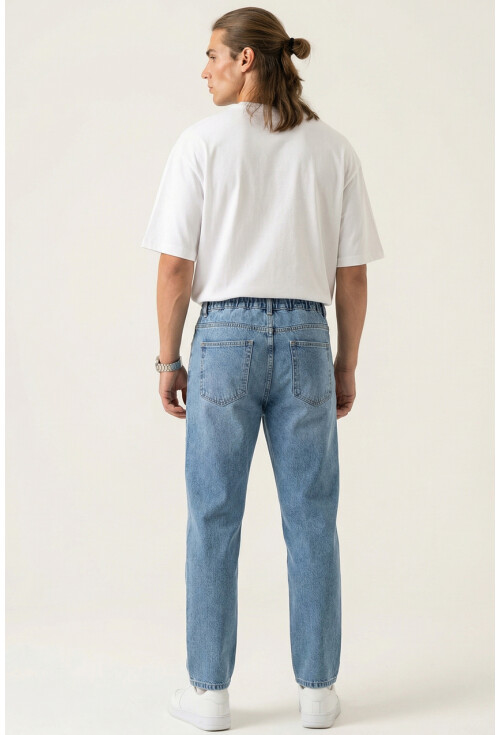 Erkek Rahat Kesim Baggy Jean Pantolon 30075